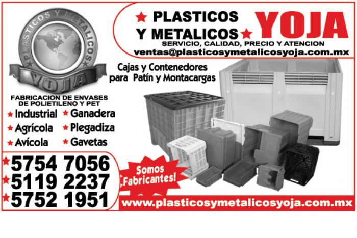 CAJAS Y CAJONES DE PLASTICO